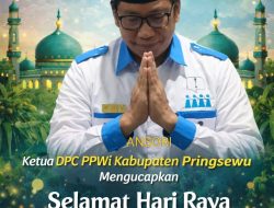 Dpc ppwi kabupaten Pringsewu sampaikan ucapan idul Fitri, ajak masyarakat perkuat silahturahmi dan kepedulian