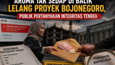 Lelang Proyek Miliaran di Bojonegoro Jadi Perbincangan, Publik Pertanyakan Integritas dan Transparansi Proses Tender
